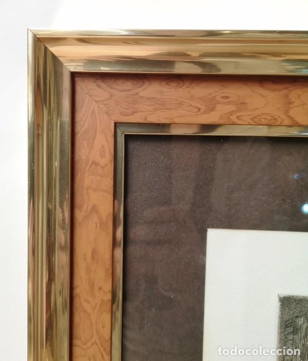 Otros objetos de arte: Aguafuerte Enmarcado &ldquo;El Monte&rdquo; - Foto 4