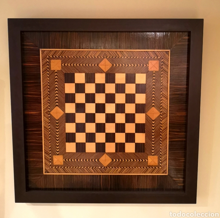 Otros objetos de arte: Ajedrez taracea grande - Foto 1
