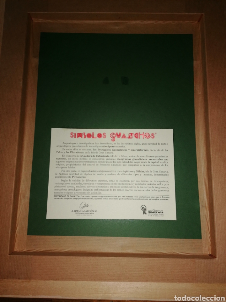 Otros objetos de arte: S&Iacute;MBOLOS GUANCHES - J. Omar Alarc&oacute;n M. - EDIRCA - Foto 6
