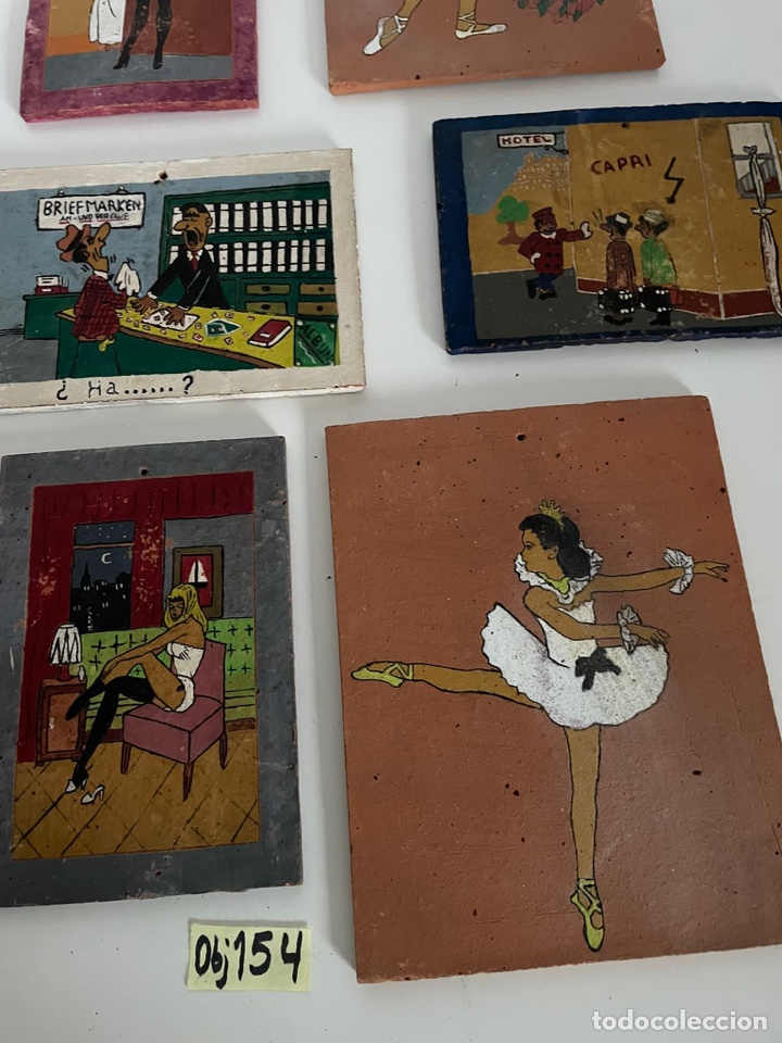 Otros objetos de arte: Lote de cuadros en azulejo - Foto 5