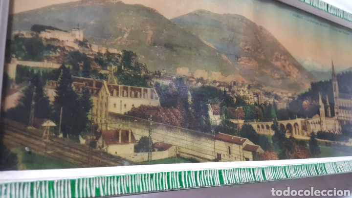 Otros objetos de arte: L&Aacute;MINA DE LA BAS&Iacute;LICA DE LOURDES ENMARCADA - Foto 5