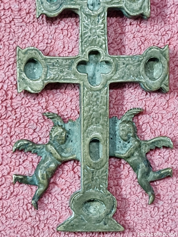 Otros objetos de arte: Antigua cruz de Caravaca - Foto 5