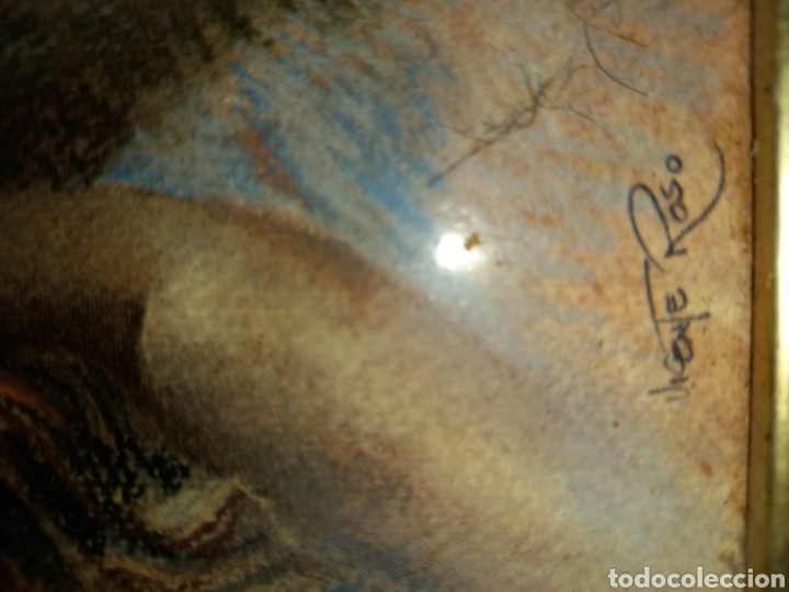 Otros objetos de arte: Cuadro lacado vicente roso - Foto 2