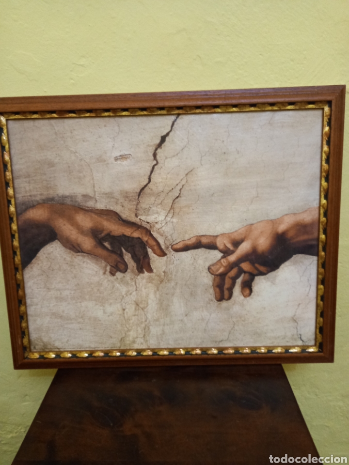 Otros objetos de arte: Reproduccion la creacion de adan - Foto 1