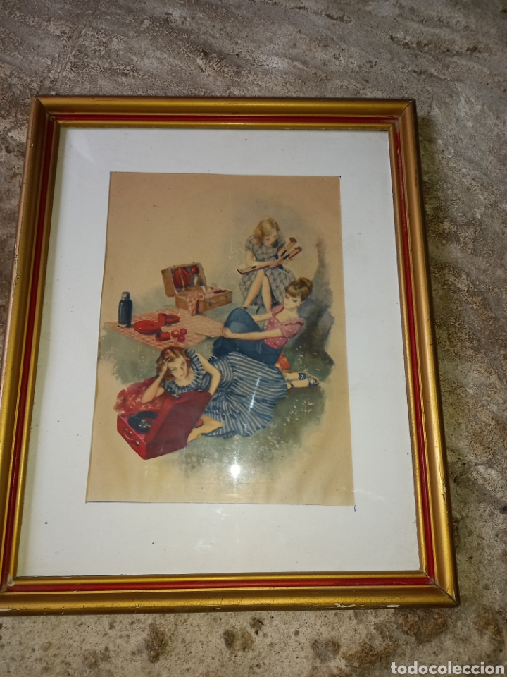 Otros objetos de arte: Cuadro vintage - Foto 1