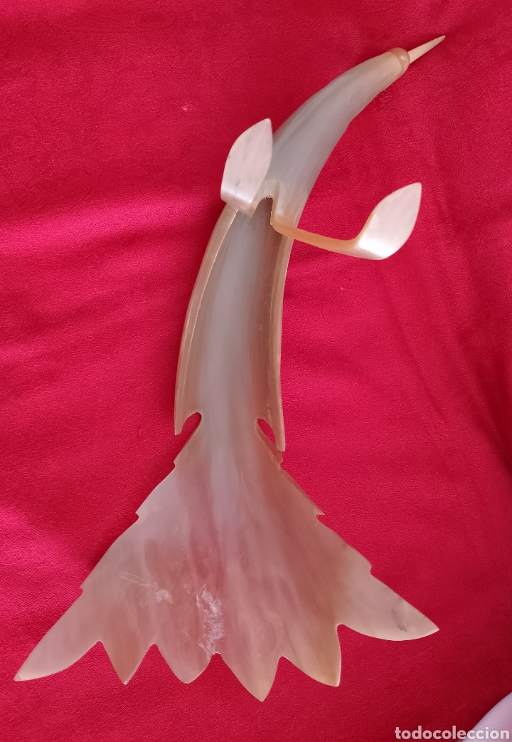 Otros objetos de arte: Dos P&aacute;jaros Asta de Toro. - Foto 12