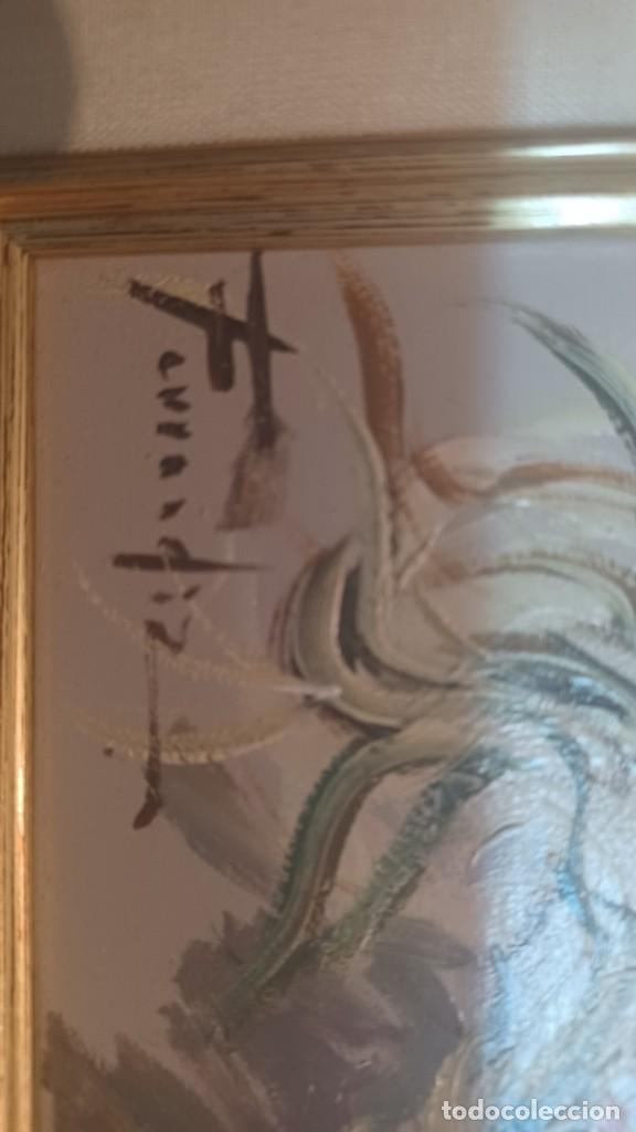 Otros objetos de arte: Cuadro de ferrandiz mujer andaluza - Foto 4