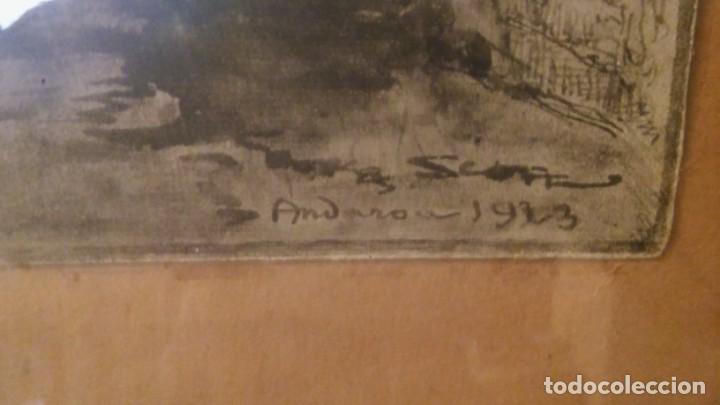 Otros objetos de arte: Cuadro Ondarroa 1923 - Foto 3
