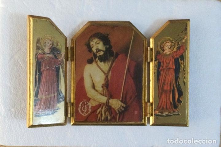 Otros objetos de arte: Tr&iacute;ptico Nuestro Padre Jes&uacute;s de la Misericordia. Le&oacute;n - Foto 1