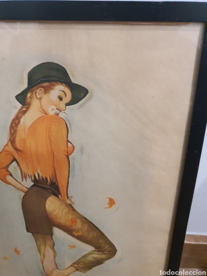 Otros objetos de arte: Cuadrito con impresi&oacute;n de la pintora christel. 40x27 - Foto 5