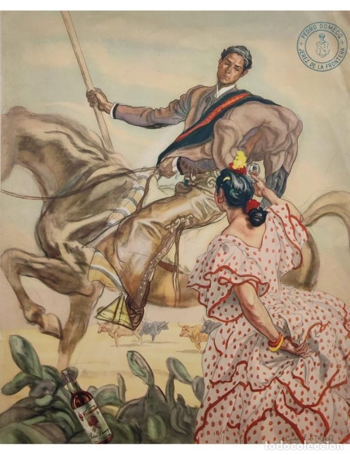 Otros objetos de arte: S&aacute;enz de Tejada, C. Calendario bodegas Pedro Domecq (0004) - Foto 1