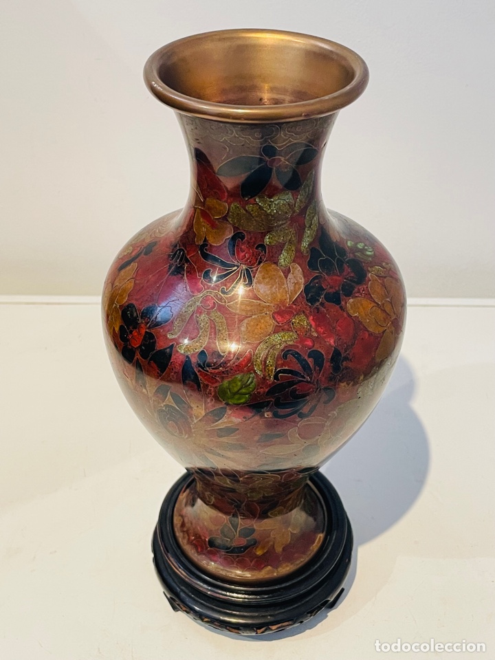 Otros objetos de arte: Cloisonne Jarron - Foto 3