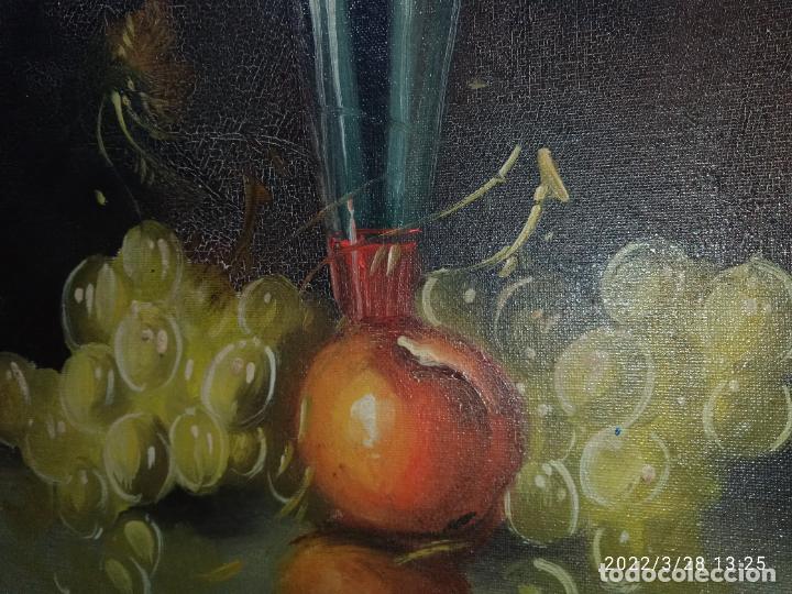 Otros objetos de arte: Bonito Cuadro en dorado bodeg&oacute;n frutas - Foto 8