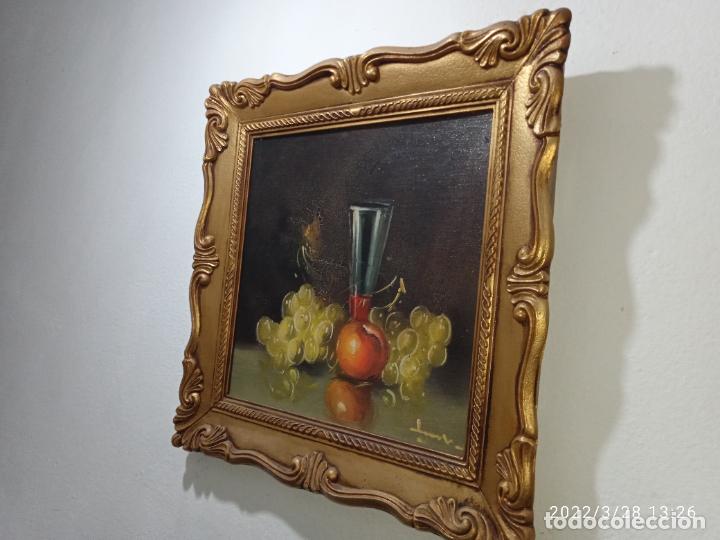 Otros objetos de arte: Bonito Cuadro en dorado bodeg&oacute;n frutas - Foto 10