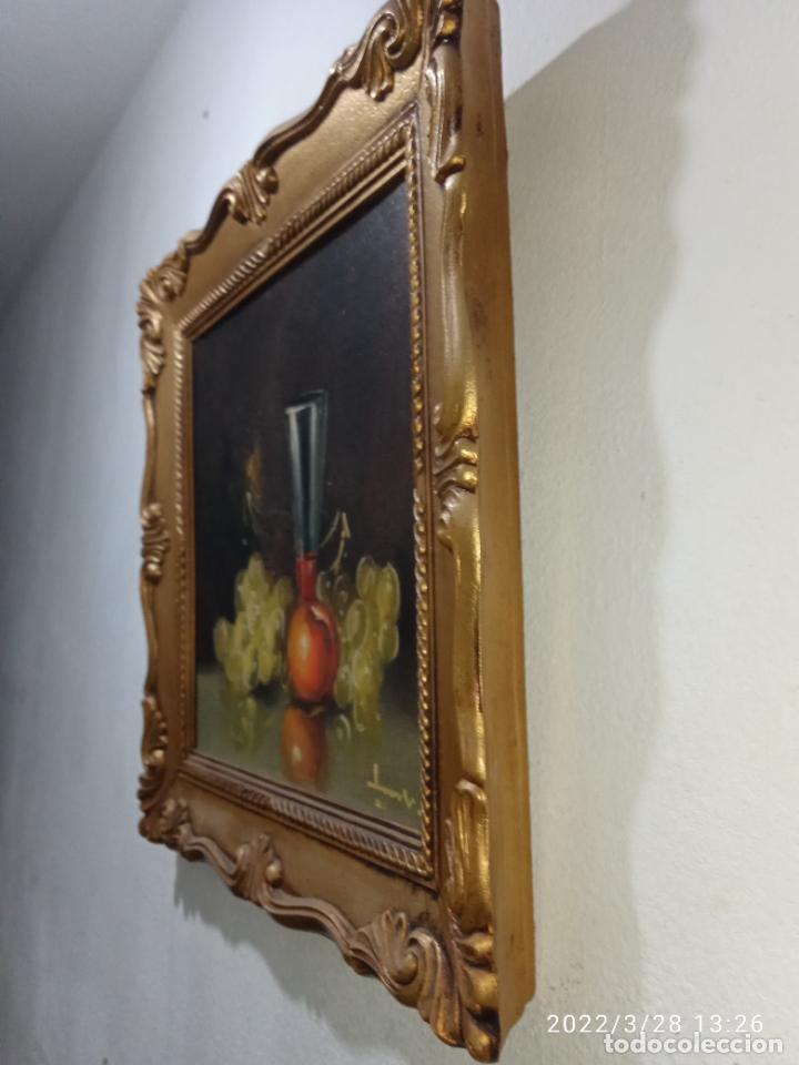 Otros objetos de arte: Bonito Cuadro en dorado bodeg&oacute;n frutas - Foto 13