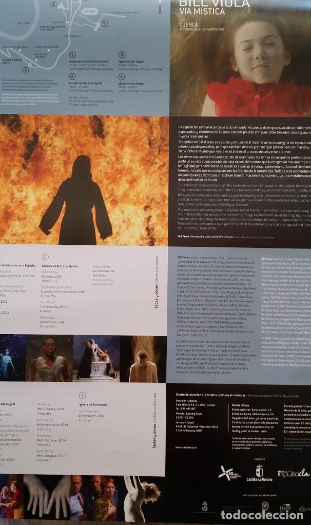 Otros objetos de arte: Bill VIOLA, folleto cartel exposici&oacute;n - Foto 8
