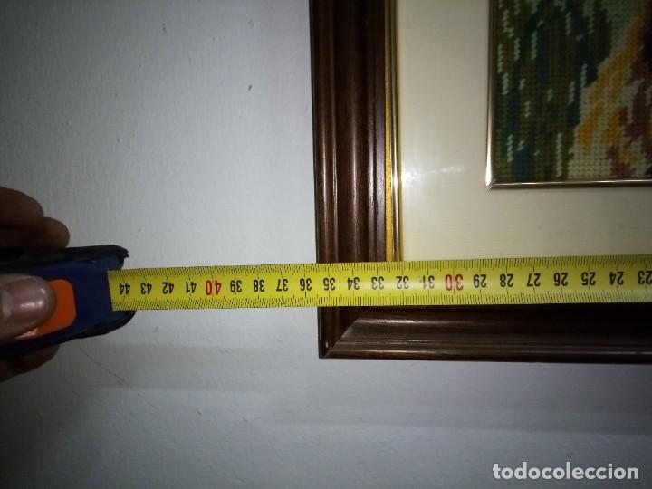 Otros objetos de arte: CUADRO PERRO, BORDADO / 34X42 / AA705 / CON MARCO - Foto 5