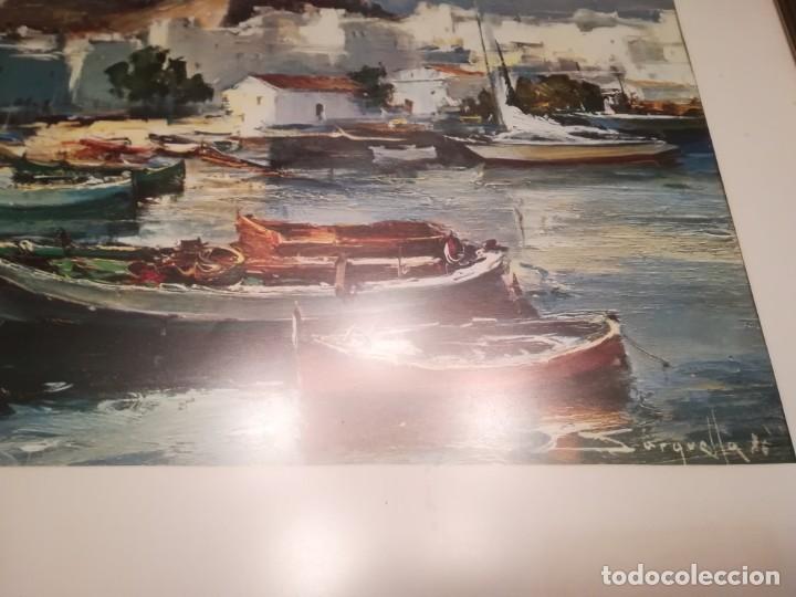 Otros objetos de arte: LAMINA, BARCAS, ENMARCADA / 47X59 / AA906 / CON MARCO - Foto 2