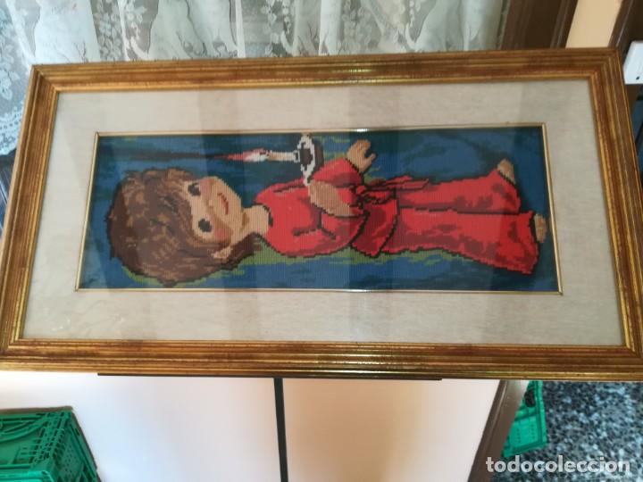 Otros objetos de arte: BORDADO INFANTIL / 32X62 / AZ506 / CON MARCO - Foto 1