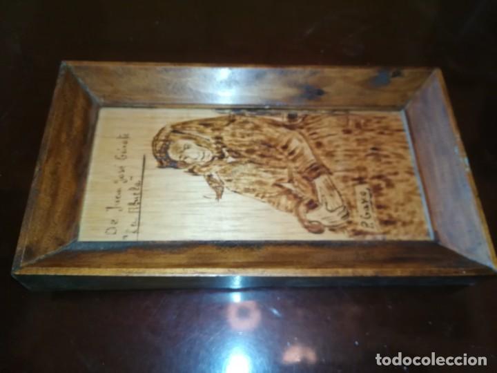 Otros objetos de arte: PIROGRABADO / 20X12 CM / CAL107 / CON MARCO - Foto 1
