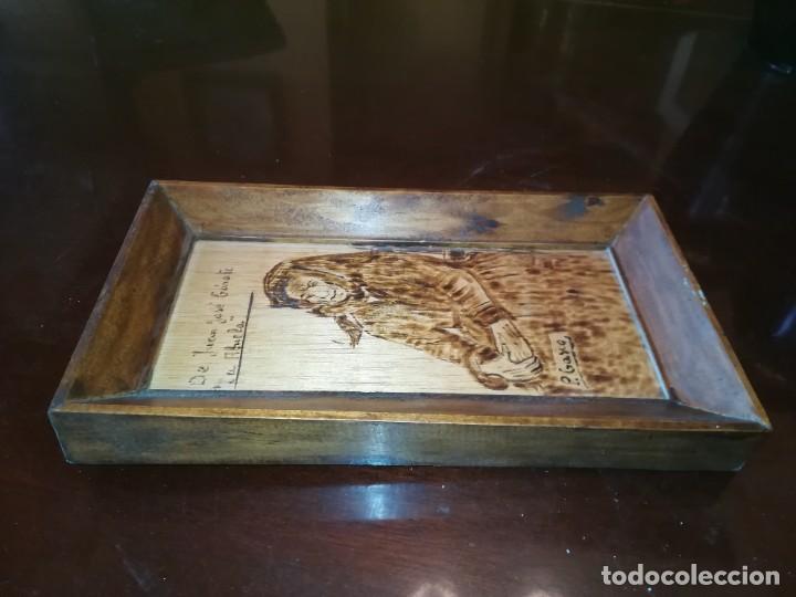 Otros objetos de arte: PIROGRABADO / 20X12 CM / CAL107 / CON MARCO - Foto 2