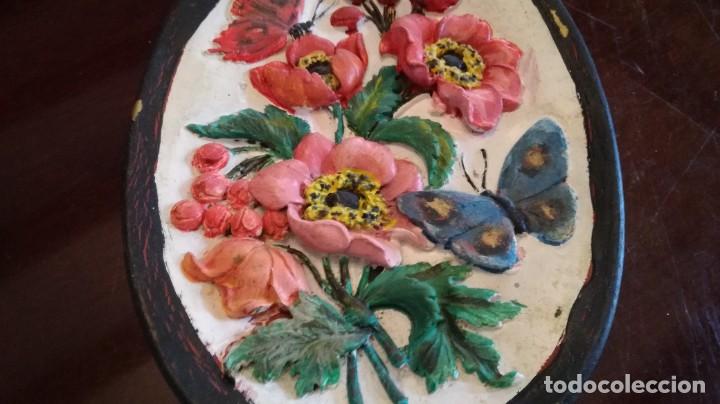 Otros objetos de arte: ESCAYOLA, FLORES / 23 CM / CAL301 / SIN MARCO - Foto 3