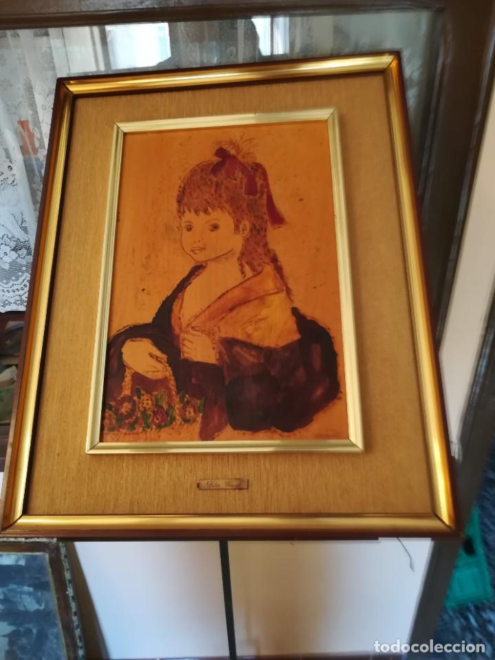 Otros objetos de arte: PIROGRABADO, FIGURA / 45X58 CM / / CON MARCO - Foto 1
