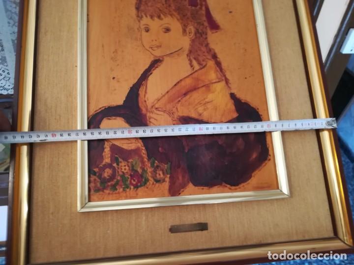 Otros objetos de arte: PIROGRABADO, FIGURA / 45X58 CM / / CON MARCO - Foto 5