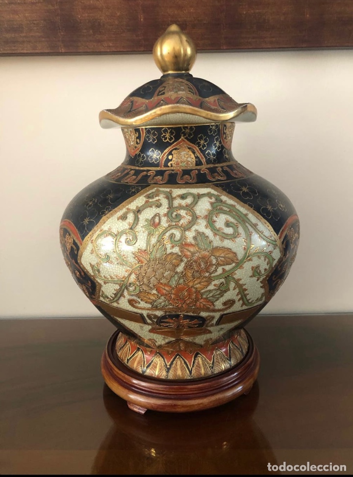 Otros objetos de arte: Gran JARR&Oacute;N JAPON&Eacute;S SATSUMA - Foto 1