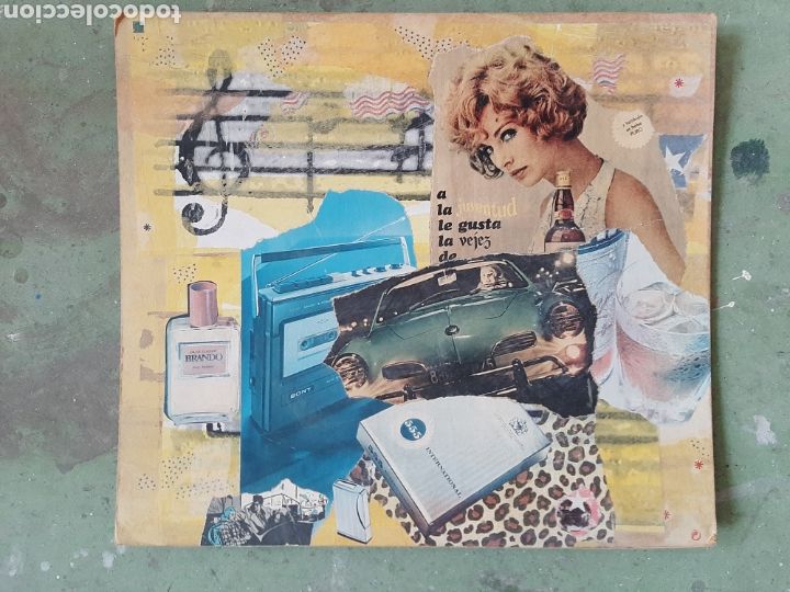 Otros objetos de arte: Collage sobre madera - Foto 1