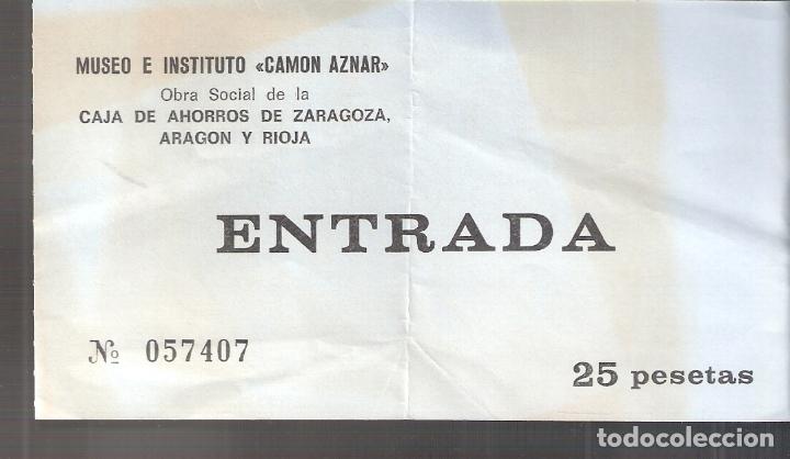 Otros objetos de arte: Museo e Instituto *Cam&oacute;n Aznar*, Zaragoza. Entrada. - Foto 1
