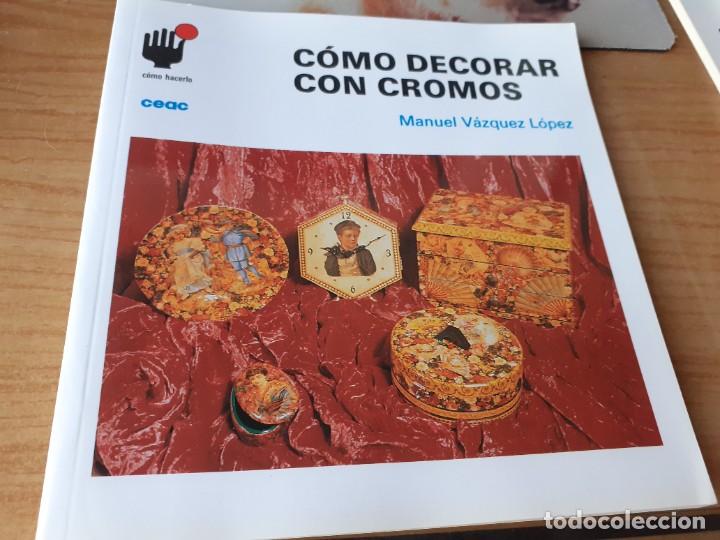 Otros objetos de arte: como decorar con cromos con ceac - Foto 1