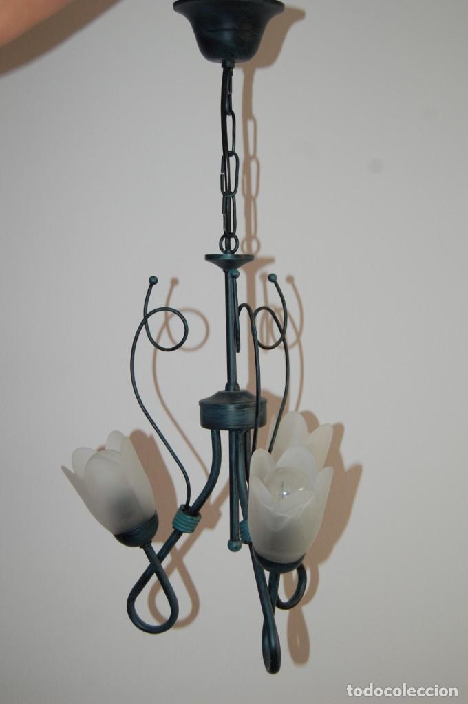 Otros objetos de arte: LAMPARA DE FORJA NUEVA. - Foto 1
