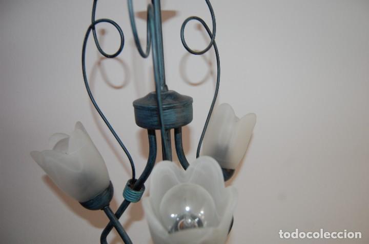 Otros objetos de arte: LAMPARA DE FORJA NUEVA. - Foto 4