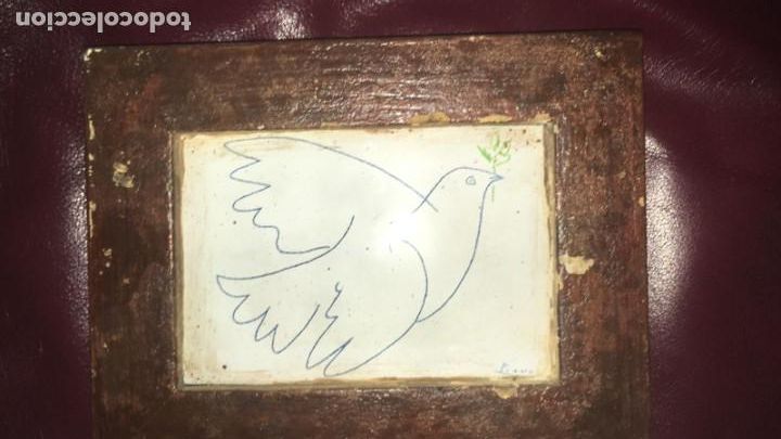 Otros objetos de arte: Cer&aacute;mica con Paloma de Picasso - Foto 9