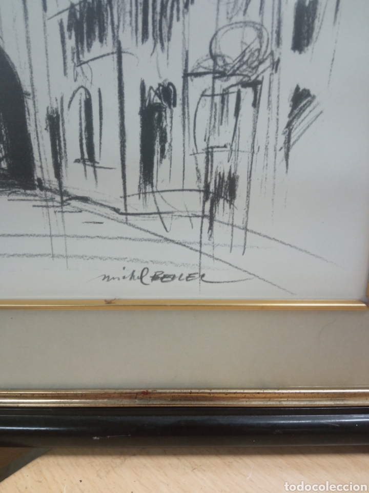 Otros objetos de arte: Lote 5 pinturas Michel Bellec - Foto 4