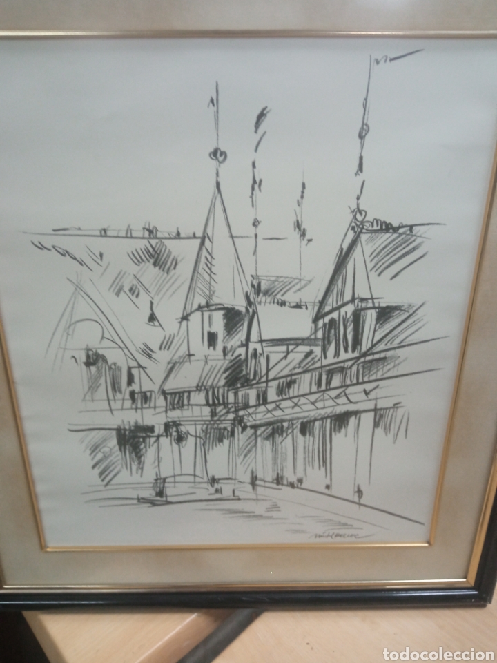 Otros objetos de arte: Lote 5 pinturas Michel Bellec - Foto 10