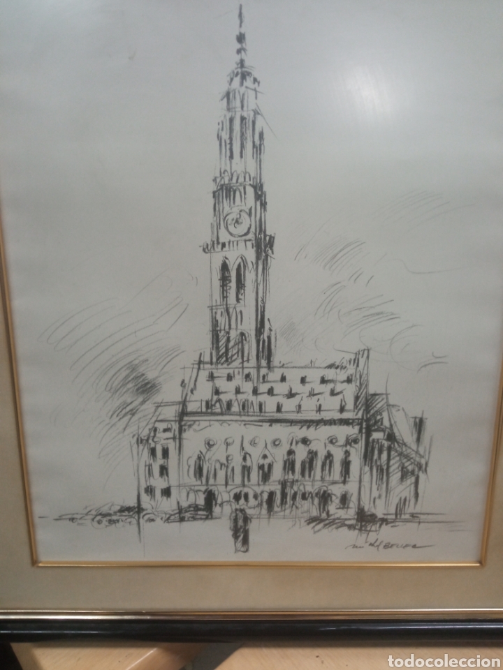 Otros objetos de arte: Lote 5 pinturas Michel Bellec - Foto 11