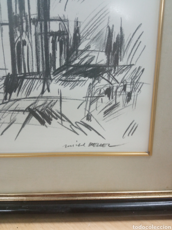 Otros objetos de arte: Lote 5 pinturas Michel Bellec - Foto 13