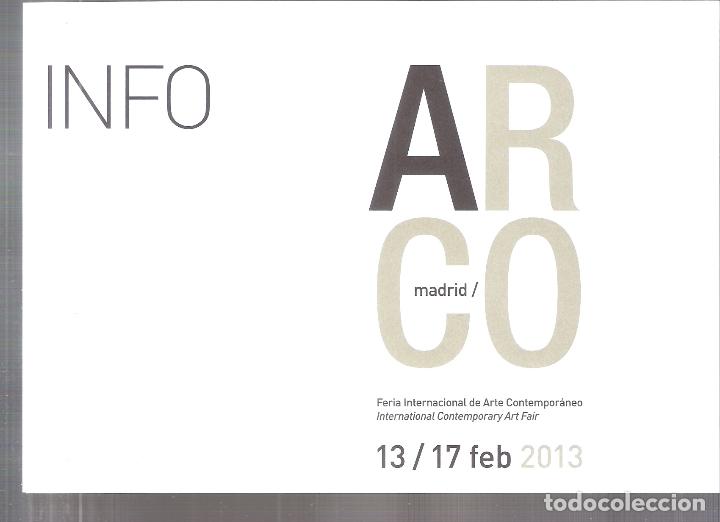 Otros objetos de arte: ARCOmadrid 2013. Programa VIP + Info ARCOmadrid + PACK A. ( Sin tarjeta VIP). - Foto 3
