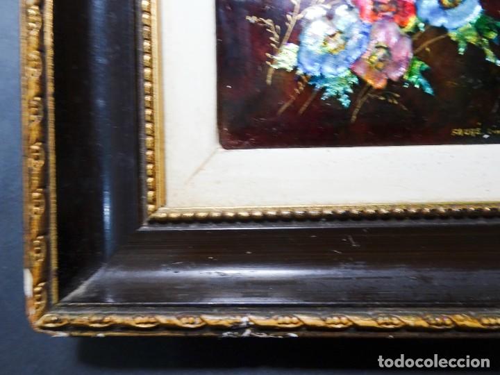 Otros objetos de arte: ESMALTE SOBRE COBRE CAMILLE FAUR&Eacute; LIMOGES 1920S - Foto 7