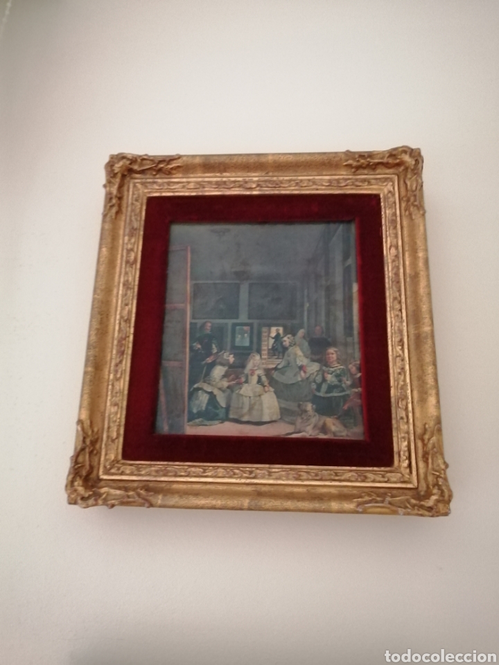 Otros objetos de arte: 2 miniaturas de Velasquez. - Foto 2