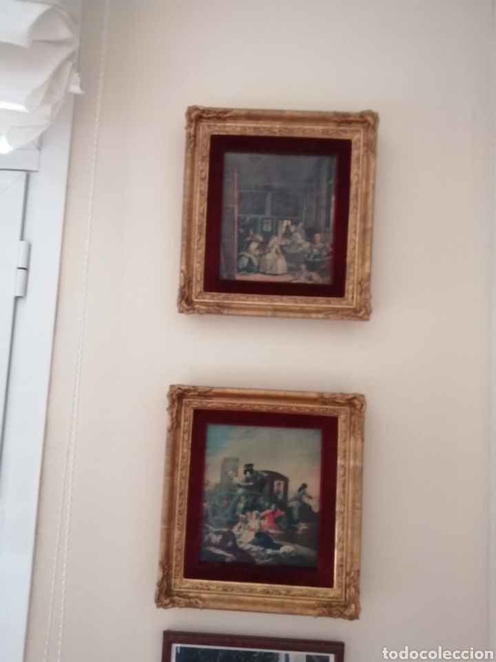 Otros objetos de arte: 2 miniaturas de Velasquez. - Foto 3