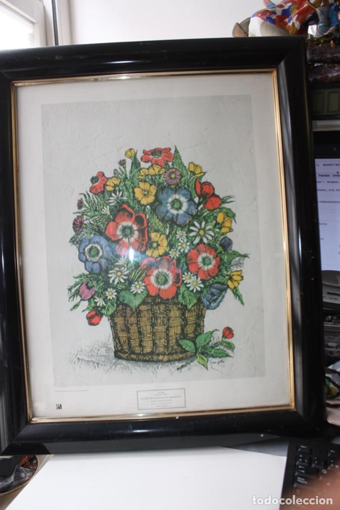 Otros objetos de arte: BASKET BOUQUET WITH ANEMONES - Foto 2