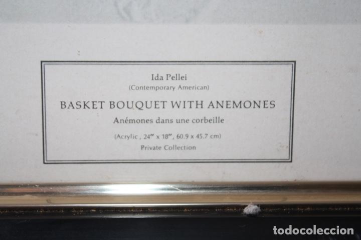 Otros objetos de arte: BASKET BOUQUET WITH ANEMONES - Foto 3