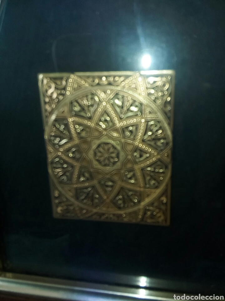 Otros objetos de arte: Cuadro damasquinado en oro - Foto 4