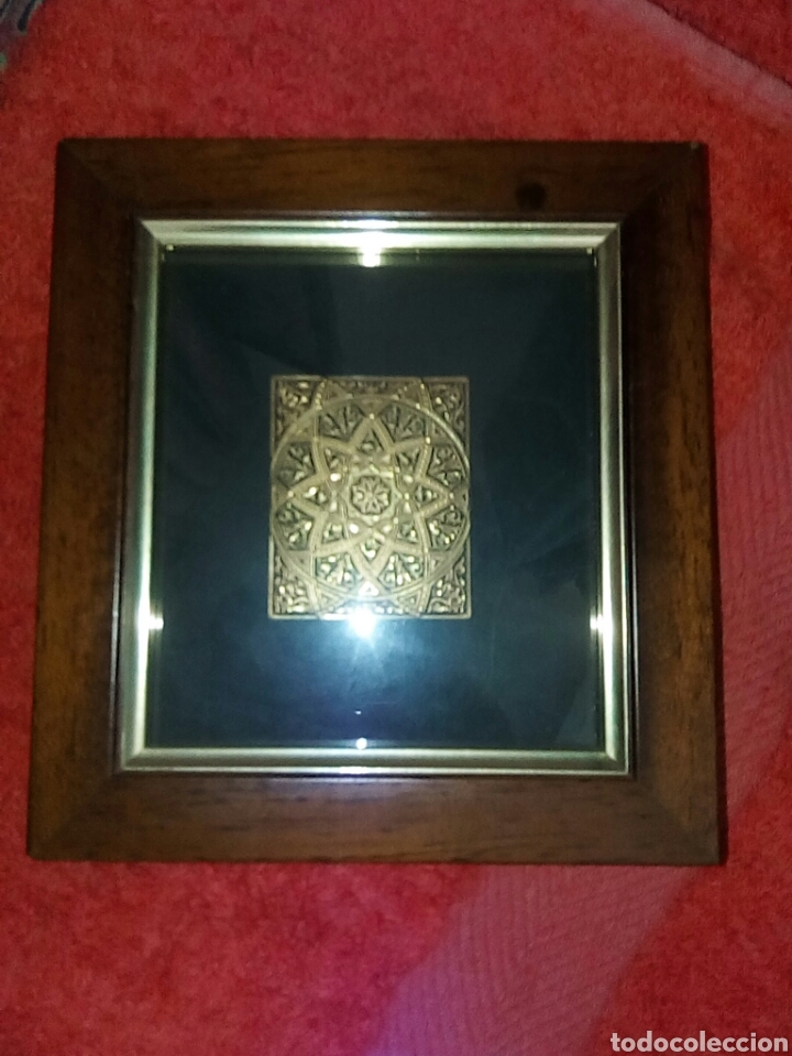 Otros objetos de arte: Cuadro damasquinado en oro - Foto 5