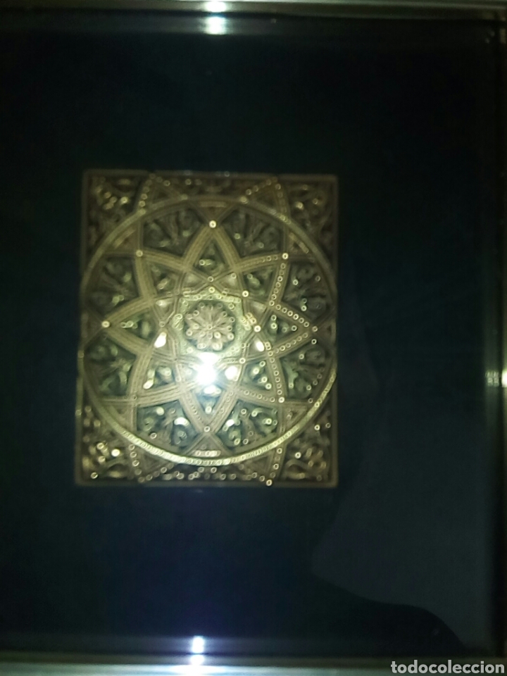 Otros objetos de arte: Cuadro damasquinado en oro - Foto 7