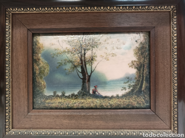 Otros objetos de arte: Esmalte Antoine Soustre Limoges - Foto 2