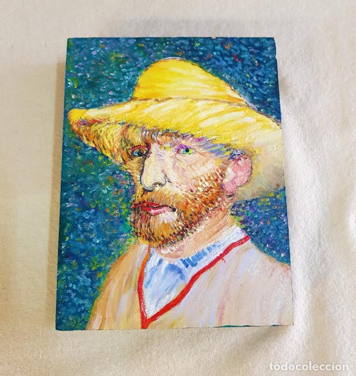 Otros objetos de arte: - CUADRO DE MADERA PINTADO - Foto 1